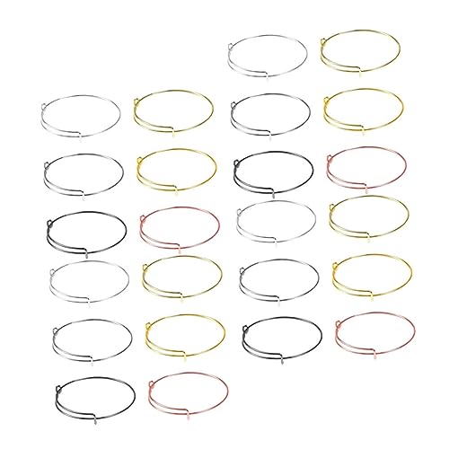 Veemoon 60Stücke Einstellbare Metall Armbänder Rohlinge für DIY Schmuckherstellung Erweiterbare Bangle Farben für Projekte und Bastelarbeiten Veemoon 60Stücke Einstellbare Metall Armbänder Rohlinge für DIY Schmuckherstellung Erweiterbare Bangle Farben für Projekte und Bastelarbeiten von Veemoon