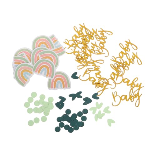 Veemoon 60Stücke Goldenes Konfetti Für Babyparty Glitzernde Und Festliches Konfetti Streuer Für Gender Reveal Und Neugeborenen Dekoration von Veemoon