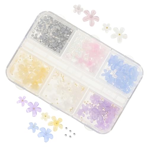 Veemoon 6G Blumen Nagel Charm Nageldekorationen aus DIY Nail Art Zubehör für Kreative Designs zu Hause Salon Vielseitig für Nägel und Mehr Veemoon 6G Blumen Nagel Charm Nageldekorationen aus DIY Nail Art Zubehör für Kreative Designs zu Hause Salon Vielseitig für Nägel und Mehr von Veemoon
