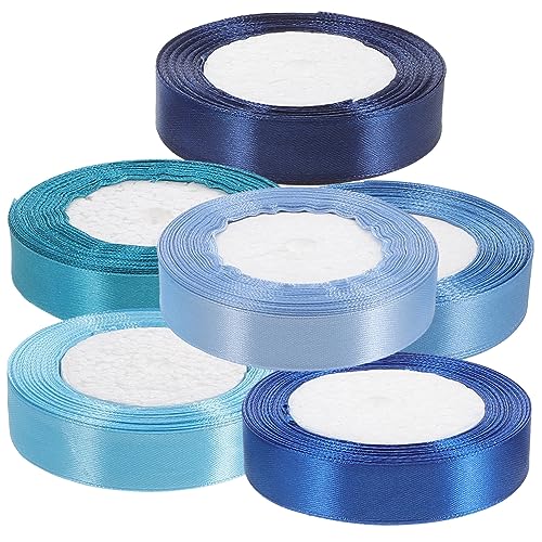 Veemoon 6Rollen Multifunktionales Geschenkband Breites Robustes Satinband Verschiedenen Farben Für Basteln Dekoration Und Geschenkverpackung Veemoon 6Rollen Multifunktionales Geschenkband Breites Robustes Satinband Verschiedenen Farben Für Basteln Dekoration Und Geschenkverpackung von Veemoon