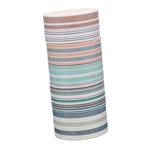 Veemoon 6Rollen Washi Tape Dekoratives Klebeband für Scrapbooking Handwerk und Journaling mit Verschiedenen Mustern für Kreative DIY Projekte und Geschenkverpackungen von Veemoon