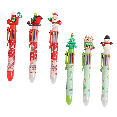 Veemoon 6Stücke Cartoon Weihnachts Kugelschreiber Schreibstifte Für Lustige Weihnachtsstifte Für Feiertage Weihnachtsgeschenk Veemoon 6Stücke Cartoon Weihnachts Kugelschreiber Schreibstifte Für Lustige Weihnachtsstifte Für Feiertage Weihnachtsgeschenk von Veemoon