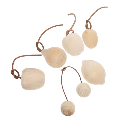 Veemoon 6Stücke DIY Holz Früchte Ornamente Unvollendete Obst Bastelarbeiten für Kreative Dekoration im Wohnzimmer zum Malen und Gestalten für Erwachsene Veemoon 6Stücke DIY Holz Früchte Ornamente Unvollendete Obst Bastelarbeiten für Kreative Dekoration im Wohnzimmer zum Malen und Gestalten für Erwachsene von Veemoon