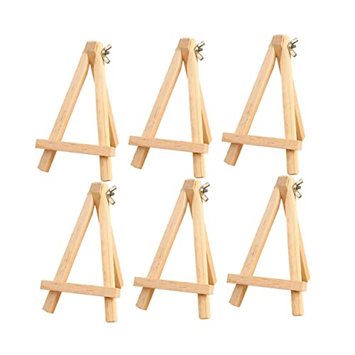 Veemoon 6Stücke Holz Staffelei Dreieckiger Tischdisplay Rahmen für Fotos Malerei für Junge Künstler Robuste Leichte Konstruktion Veemoon 6Stücke Holz Staffelei Dreieckiger Tischdisplay Rahmen für Fotos Malerei für Junge Künstler Robuste Leichte Konstruktion von Veemoon