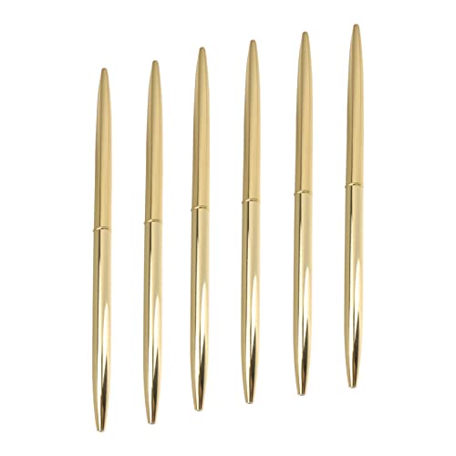 Veemoon 6Stücke Metallkugelschreiber Leichte Elegante Kugelschreiber Mit Schwarzer Für Büro Schule Und Bank Hochwertige Schreibwaren Aus Metall Veemoon 6Stücke Metallkugelschreiber Leichte Elegante Kugelschreiber Mit Schwarzer Für Büro Schule Und Bank Hochwertige Schreibwaren Aus Metall von Veemoon