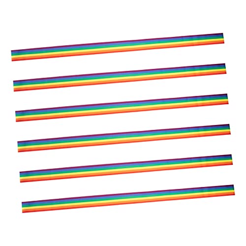 Veemoon 6Stücke Regenbogenbänder für DIY Handwerk Teiliges Geschenkband für Lgbt Pride Partys Hochwertiges Anpassbar für Dekoration und Projekte Veemoon 6Stücke Regenbogenbänder für DIY Handwerk Teiliges Geschenkband für Lgbt Pride Partys Hochwertiges Anpassbar für Dekoration und Projekte von Veemoon