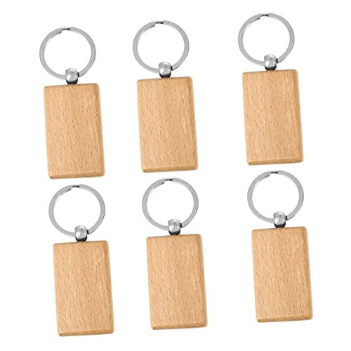 Veemoon 6Stücke Teiliges DIY Holz Schlüsselanhänger Anhänger Kreative Hölzerne Schlüsselring Dekoration Solide Holzanhänger für Personalisierung und Bastelprojekte Veemoon 6Stücke Teiliges DIY Holz Schlüsselanhänger Anhänger Kreative Hölzerne Schlüsselring Dekoration Solide Holzanhänger für Personalisierung und Bastelprojekte von Veemoon