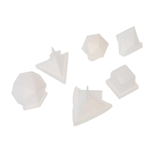 Veemoon 6Stücke Teiliges Polyedrisches Silikonwürfelform für DIY Epoxidharz Formen für Spielwürfel Einfache Handhabung für Kunsthandwerk und Bastelprojekte Veemoon 6Stücke Teiliges Polyedrisches Silikonwürfelform für DIY Epoxidharz Formen für Spielwürfel Einfache Handhabung für Kunsthandwerk und Bastelprojekte von Veemoon