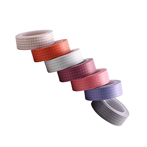 Veemoon 7 Rollen Teiliges Washi Tape Dekoratives Scrapbook Klebeband Hochwertigem Washi Material Reißfest Rückstandsfrei für Handbücher Tagebücher DIY Bastelprojekte Vielseitig von Veemoon