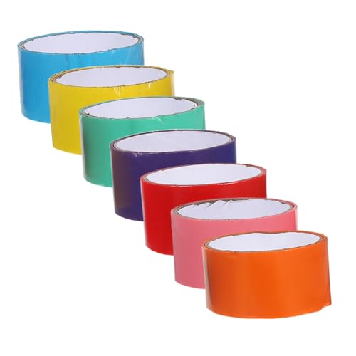 Veemoon 7 Stück Teiliges Farbiger Sticky Ball Klebebänder Regenbogen-decompressions-tapes Vielseitige Selbstklebende für Diy-bastelprojekte Sensorik Entspannungsspielzeug für Erwachsene Veemoon 7 Stück Teiliges Farbiger Sticky Ball Klebebänder Regenbogen-decompressions-tapes Vielseitige Selbstklebende für Diy-bastelprojekte Sensorik Entspannungsspielzeug für Erwachsene von Veemoon