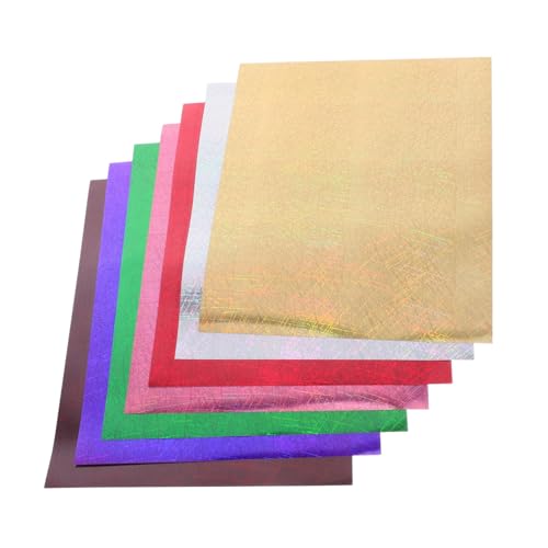 Veemoon 7 Stück Teiliges Holografisches Htv Vinyl mit Chromstreifen Metallische Wärmeübertragungsfolie für DIY Kleidung T-shirts Party Bühnenoutfits Langlebige Bügelfolie für Textilien Veemoon 7 Stück Teiliges Holografisches Htv Vinyl mit Chromstreifen Metallische Wärmeübertragungsfolie für DIY Kleidung T-shirts Party Bühnenoutfits Langlebige Bügelfolie für Textilien von Veemoon