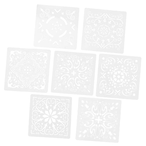 Veemoon 7 Stück Teiliges Mandala Schablonen Dekorative Malvorlagen für DIY Projekte Praktische Wand und Möbelgestaltung Hochwertige Kunsthandwerkszubehör für Bastelarbeiten Veemoon 7 Stück Teiliges Mandala Schablonen Dekorative Malvorlagen für DIY Projekte Praktische Wand und Möbelgestaltung Hochwertige Kunsthandwerkszubehör für Bastelarbeiten von Veemoon