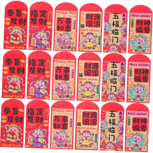 Veemoon 72 Stück Lunar Traditional – Papiergeld Elemente Zum Frühlingsfest Hongbao Das Ets Pferdefest Rotes Bargeld Und Umschläge Für Das Chinesische Neujahrsfest Der Familie Veemoon 72 Stück Lunar Traditional – Papiergeld Elemente Zum Frühlingsfest Hongbao Das Ets Pferdefest Rotes Bargeld Und Umschläge Für Das Chinesische Neujahrsfest Der Familie von Veemoon