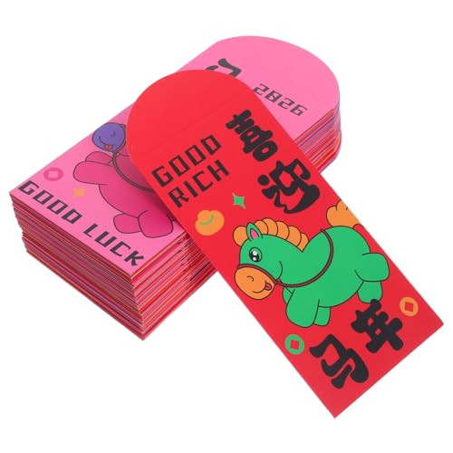 Veemoon 72 Stück Rote Umschläge Jahr Des Pferdes Festliche Chinesische Neujahrs-hongbao mit Klassischem Pferde-motiv Dickes Papier für Frühlingsfest Hochzeiten und Feierlichkeiten Veemoon 72 Stück Rote Umschläge Jahr Des Pferdes Festliche Chinesische Neujahrs-hongbao mit Klassischem Pferde-motiv Dickes Papier für Frühlingsfest Hochzeiten und Feierlichkeiten von Veemoon