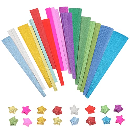 Veemoon 720Blätter DIY Origami Papier Glitzer Faltpapier Farben für Bastelprojekte für Anfänger und Fortgeschrittene Origami Sterne und Kreationen Veemoon 720Blätter DIY Origami Papier Glitzer Faltpapier Farben für Bastelprojekte für Anfänger und Fortgeschrittene Origami Sterne und Kreationen von Veemoon