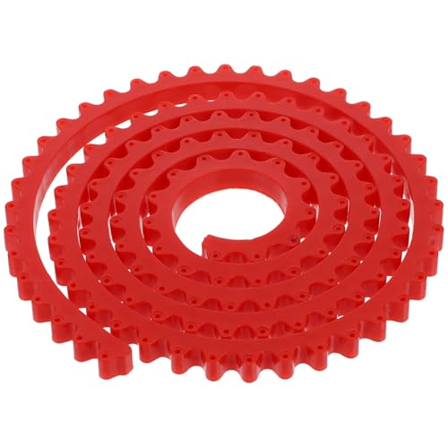 Veemoon 78 Formfinder Für Die Holzbearbeitung Keilriemen Profillehre Riemenscheibe Oberfräsenführungen Für Die Holzbearbeitung Leitfaden Für Router-vorlagen Template -tool Rot Gummi von Veemoon