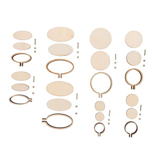 Veemoon 8 Sätze Teiliges Mini Holz Stickrahmen Anhänger für Diy Schmuckherstellung Langlebige Holzanhänger Runde Mini Kreuzstichrahmen für Halsketten Armbänder und Kreative Handarbeiten Veemoon 8 Sätze Teiliges Mini Holz Stickrahmen Anhänger für Diy Schmuckherstellung Langlebige Holzanhänger Runde Mini Kreuzstichrahmen für Halsketten Armbänder und Kreative Handarbeiten von Veemoon