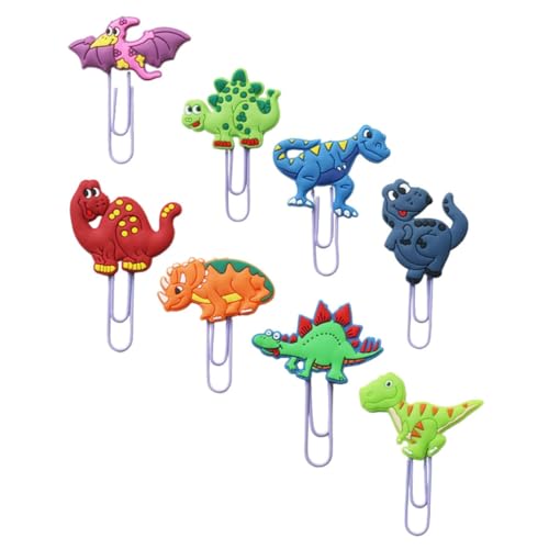 Veemoon 8 Stück Dinosaurier Lesezeichen Scrapbook Büroklammer Dekorative Büroklammern Lesezeichenklammern Tier Büroklammer Entzückende Büroklammern Kleine Zufällige Farbe Veemoon 8 Stück Dinosaurier Lesezeichen Scrapbook Büroklammer Dekorative Büroklammern Lesezeichenklammern Tier Büroklammer Entzückende Büroklammern Kleine Zufällige Farbe von Veemoon