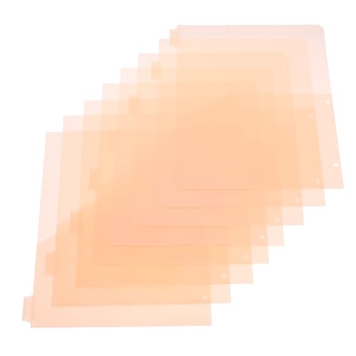 Veemoon 8 Stück Geteilte Aufbewahrungstasche Ring Papier Datei Trennwand mit Tasche Ordnerteiler mit Taschen Unterlagen Ordnertrenner mit Taschen und Laschen Trennwände mit Taschen pp Rosa Veemoon 8 Stück Geteilte Aufbewahrungstasche Ring Papier Datei Trennwand mit Tasche Ordnerteiler mit Taschen Unterlagen Ordnertrenner mit Taschen und Laschen Trennwände mit Taschen pp Rosa von Veemoon