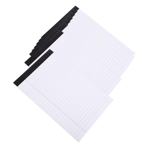 Veemoon 8 Stück Liniertes Notizbuch Minimalistisches Notizblock für Büro und Schule Perforierte Weiße Schreibblöcke für To Do Listen Leicht Abreißbar für Studenten und Profis von Veemoon