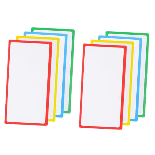 Veemoon 8 Stück Magnetische Namensschilder Teiliges Wiederverwendbare Beschreibbare Blanko Etiketten mit Bunten Rändern Magnetisch Haftend für Whiteboard Kühlschrank Büro und Veemoon 8 Stück Magnetische Namensschilder Teiliges Wiederverwendbare Beschreibbare Blanko Etiketten mit Bunten Rändern Magnetisch Haftend für Whiteboard Kühlschrank Büro und von Veemoon
