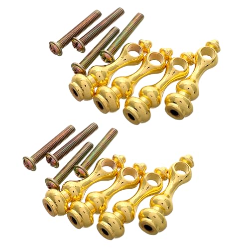 Veemoon 8 Stück Metallspindeln Für Schränke Geländerpfostenkappen Für Möbel Geländerspindeln Reparaturdorn Goldenes Eisen Veemoon 8 Stück Metallspindeln Für Schränke Geländerpfostenkappen Für Möbel Geländerspindeln Reparaturdorn Goldenes Eisen von Veemoon