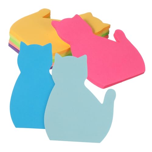 Veemoon 8 Stück Niedliche Memo Pads Lebhaften Farben für Schule und Büro Lustige Schreibwaren für Effiziente Notizen und Meetings von Veemoon