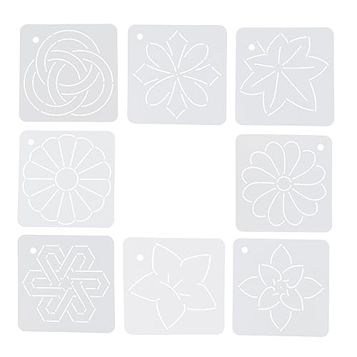 Veemoon 8 Stück Quilten Zeichenbrett Verfolgen Material Nähen Bausätze Quiltschablonen Zusammensetzen Stoff Weg Decke Blumen- Quilt-vorlagen Vorlage Quilt Anfänger Plastik Veemoon 8 Stück Quilten Zeichenbrett Verfolgen Material Nähen Bausätze Quiltschablonen Zusammensetzen Stoff Weg Decke Blumen- Quilt-vorlagen Vorlage Quilt Anfänger Plastik von Veemoon
