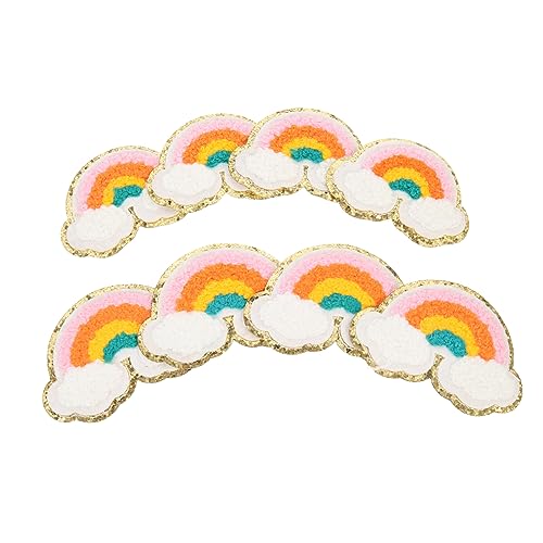 Veemoon 8 Stück Regenbogen -Stickpfahl Stoff süßer Fleck Stich Patches nähen Flicken nähen Flicken für Kleidung Kleidungsflicken Stickerei-DIY-Patch süße Aufnäher Chenille Veemoon 8 Stück Regenbogen -Stickpfahl Stoff süßer Fleck Stich Patches nähen Flicken nähen Flicken für Kleidung Kleidungsflicken Stickerei-DIY-Patch süße Aufnäher Chenille von Veemoon