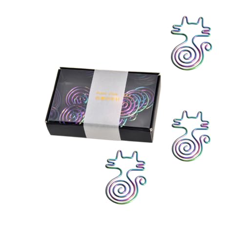 Veemoon 8 Stück Teiliges Bunte Metall katzen Büroklammern Kreative Tierförmige Paper Clamps zum Organisieren von Notizen und Fotos Langlebige und Dekorative Clips für Büro und Schule Veemoon 8 Stück Teiliges Bunte Metall katzen Büroklammern Kreative Tierförmige Paper Clamps zum Organisieren von Notizen und Fotos Langlebige und Dekorative Clips für Büro und Schule von Veemoon