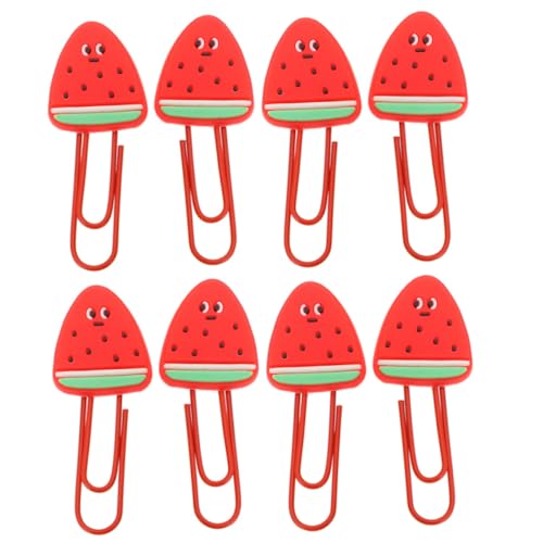 Veemoon 8 Stück Teiliges Bunte Obst papierklammern Wassermelonenform Kreative Büroklammern für Dokumente Schule und Büro Dekorative Stabile Schreibwaren Veemoon 8 Stück Teiliges Bunte Obst papierklammern Wassermelonenform Kreative Büroklammern für Dokumente Schule und Büro Dekorative Stabile Schreibwaren von Veemoon
