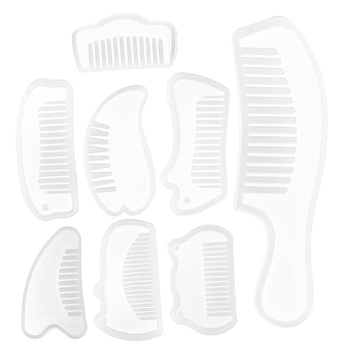 Veemoon 8 Stück Teiliges DIY Kamm Silikonform Flexible Wiederverwendbare Epoxidharz Gießform Antihaftbeschichtet Leicht zu Reinigen für Kreative Handwerksprojekte und Individuelle Veemoon 8 Stück Teiliges DIY Kamm Silikonform Flexible Wiederverwendbare Epoxidharz Gießform Antihaftbeschichtet Leicht zu Reinigen für Kreative Handwerksprojekte und Individuelle von Veemoon