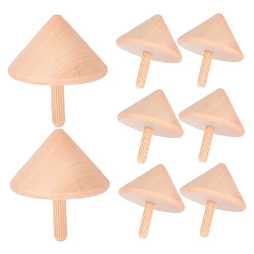 Veemoon 8stücke Holz Kreiselspielzeug Unbefüllt Kreative Handwerk DIY Kinderspielzeug Für Junge Mädchen Hand-Augen-koordination Training Veemoon 8stücke Holz Kreiselspielzeug Unbefüllt Kreative Handwerk DIY Kinderspielzeug Für Junge Mädchen Hand-Augen-koordination Training von Veemoon