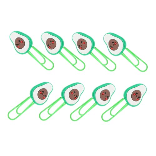 Veemoon 8 Stück Teiliges Kleine Avocado Büroklammern aus Resin Bunte Kreative Fruchtpapierklammern als Lesezeichen und Dokumentenhalter für Schule Büro und Zuhause Veemoon 8 Stück Teiliges Kleine Avocado Büroklammern aus Resin Bunte Kreative Fruchtpapierklammern als Lesezeichen und Dokumentenhalter für Schule Büro und Zuhause von Veemoon