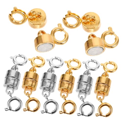 Veemoon 8stücke Magnetverschlüsse Für Schmuck Ersatzverschluss Für Halsketten Magnetverschluss Für Armbänder Mit Runden Design Und Klassischer Farbe Praktisch Anwendung Magnetisch Veemoon 8stücke Magnetverschlüsse Für Schmuck Ersatzverschluss Für Halsketten Magnetverschluss Für Armbänder Mit Runden Design Und Klassischer Farbe Praktisch Anwendung Magnetisch von Veemoon