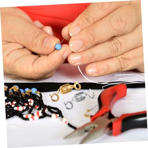 Veemoon 8 Stück Teiliges Magnetverschluss für Schmuck DIY Magnetische Halsketten und Armbandverschlüsse Langlebige Legierung Einfach zu Befestigen Gold und Silberverschlüsse Veemoon 8 Stück Teiliges Magnetverschluss für Schmuck DIY Magnetische Halsketten und Armbandverschlüsse Langlebige Legierung Einfach zu Befestigen Gold und Silberverschlüsse von Veemoon