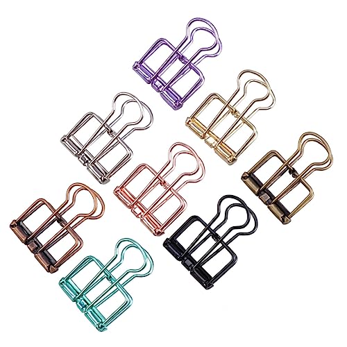 Veemoon 8 Stück Teiliges Metall Hohl Drahtclip Bunte Büroklammern Flexible Organizer für Notizen Fotos Akten und Lebensmittelbeutel Vielseitig Einsetzbar Langlebig und Modisch Veemoon 8 Stück Teiliges Metall Hohl Drahtclip Bunte Büroklammern Flexible Organizer für Notizen Fotos Akten und Lebensmittelbeutel Vielseitig Einsetzbar Langlebig und Modisch von Veemoon