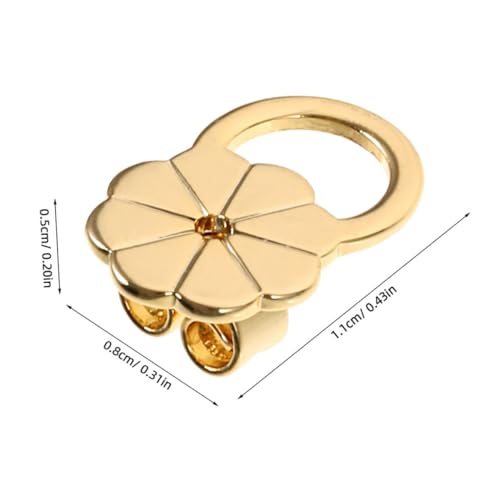 Veemoon 8 Stück Teiliges Ohrstecker verschlüsse aus Dickem Legierungs material in Silber und Gold Blumenförmige Sichere Ohrringrückseiten für Schwere Ohrringe Verlässlich und Einfach zu von Veemoon
