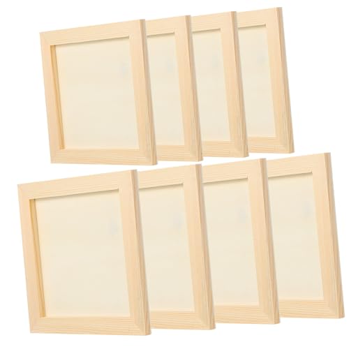 Veemoon 8 Stück Teiliges Quadratisches Holz Bilderrahmen zum Basteln Glatte Kanten Naturbelassen Vielseitig für DIY Kunst und Tonmalerei Geeignet für Kreativprojekte Veemoon 8 Stück Teiliges Quadratisches Holz Bilderrahmen zum Basteln Glatte Kanten Naturbelassen Vielseitig für DIY Kunst und Tonmalerei Geeignet für Kreativprojekte von Veemoon