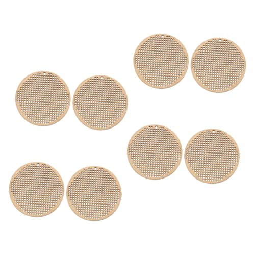 Veemoon 8 Stück Teiliges Runde Holzanhänger Stabile Naturbelassene Kreuzstich Rahmen für Diy Buchzeichen Schmuck und Kreative Bastelprojekte Veemoon 8 Stück Teiliges Runde Holzanhänger Stabile Naturbelassene Kreuzstich Rahmen für Diy Buchzeichen Schmuck und Kreative Bastelprojekte von Veemoon