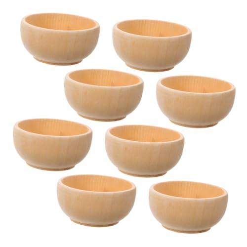 Veemoon 8 Stück Teiliges Set Mini Holzschalen Unlackierte Miniatur Schalen für Diy Kreative Dekoration und Mikrolandschaften Spielzeuge für Unikate für Ihr Zuhause Veemoon 8 Stück Teiliges Set Mini Holzschalen Unlackierte Miniatur Schalen für Diy Kreative Dekoration und Mikrolandschaften Spielzeuge für Unikate für Ihr Zuhause von Veemoon