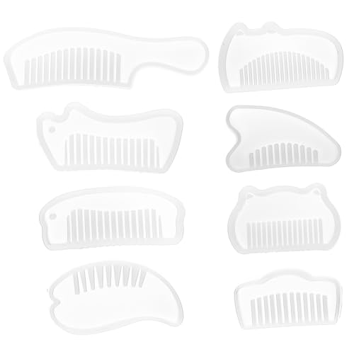 Veemoon 8 Stück Teiliges Silikon Gießform für Kämme Flexible Wiederverwendbare Epoxidharz Formen Antihaftbeschichtet Einfach zu Bedienen für DIY Bastelprojekte und Geschenkideen Veemoon 8 Stück Teiliges Silikon Gießform für Kämme Flexible Wiederverwendbare Epoxidharz Formen Antihaftbeschichtet Einfach zu Bedienen für DIY Bastelprojekte und Geschenkideen von Veemoon