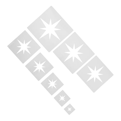 Veemoon 8 Stück Teiliges Stern Schablonen für Malerei Wiederverwendbare Vorlage für Diy Karten Scrapbooking Wände Kunstprojekte und Mehr Veemoon 8 Stück Teiliges Stern Schablonen für Malerei Wiederverwendbare Vorlage für Diy Karten Scrapbooking Wände Kunstprojekte und Mehr von Veemoon