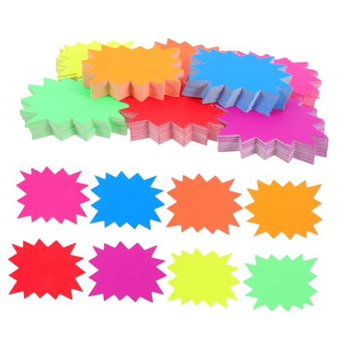 Veemoon 80 Stück Neon Stern Preisetiketten Farben Leere Etiketten für Einzelhandel Garagen und Verkäufe Klare Sichtbarkeit und Scharfe Druckqualität Veemoon 80 Stück Neon Stern Preisetiketten Farben Leere Etiketten für Einzelhandel Garagen und Verkäufe Klare Sichtbarkeit und Scharfe Druckqualität von Veemoon