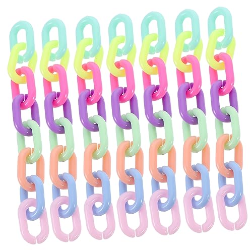 Veemoon 800 Stück Acryl Kettenverbindungsringe Offene Verbindungsringe für DIY Schmuck Taschenketten Schlüsselanhänger Praktische Zubehörteile für Bastelprojekte Veemoon 800 Stück Acryl Kettenverbindungsringe Offene Verbindungsringe für DIY Schmuck Taschenketten Schlüsselanhänger Praktische Zubehörteile für Bastelprojekte von Veemoon