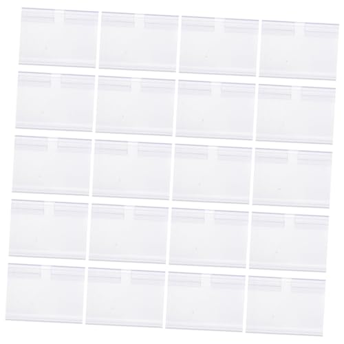 Veemoon 80Stücke Preisschilder Halter für Einzelhandel Transparente Etikettenhalter mit Clip für Supermarkt und Lager Einfaches Design für Preisetiketten und Produktinformationen Veemoon 80Stücke Preisschilder Halter für Einzelhandel Transparente Etikettenhalter mit Clip für Supermarkt und Lager Einfaches Design für Preisetiketten und Produktinformationen von Veemoon