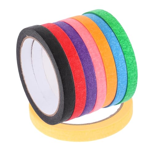 Veemoon 8Rollen Maskierungsbänder Farbiges Klebeband Für DIY Bastelarbeiten Krepppapierband Veemoon 8Rollen Maskierungsbänder Farbiges Klebeband Für DIY Bastelarbeiten Krepppapierband von Veemoon
