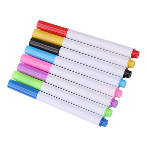 Veemoon 8Stücke Abwischbare Whiteboard Marker für Wasserlösliche Farbige Stifte und Kreatives und Schreiben von Veemoon