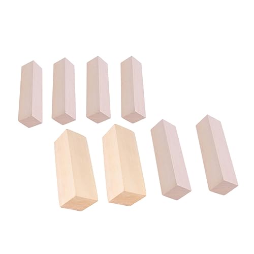 Veemoon 8Stücke DIY Holzblöcke Unbearbeitetes Holz für Bastelprojekte für Dekoration und Holzarbeiten Veemoon 8Stücke DIY Holzblöcke Unbearbeitetes Holz für Bastelprojekte für Dekoration und Holzarbeiten von Veemoon