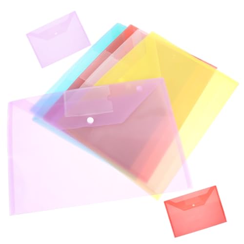Veemoon 8Stücke Dokumentenmappen Mit Druckknopfverschluss Transparente Aktenordner Für Dokumente Praktische Aufbewahrungstaschen Zur Organisation Von Unterlagen Gemischt Veemoon 8Stücke Dokumentenmappen Mit Druckknopfverschluss Transparente Aktenordner Für Dokumente Praktische Aufbewahrungstaschen Zur Organisation Von Unterlagen Gemischt von Veemoon